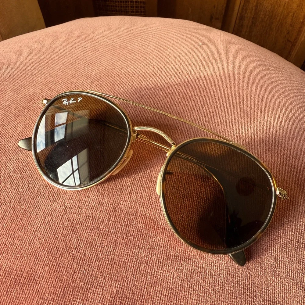 Ray-Ban Round Sunglasses Polarized 51mm - Picture 4 of 8